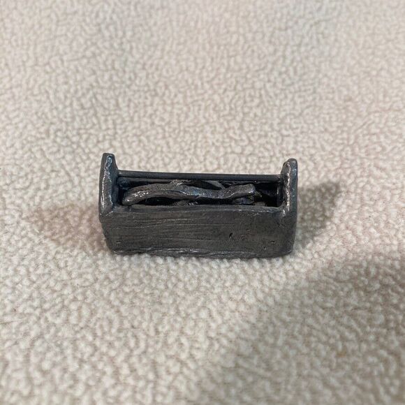 Michael Ricker Pewter Tool Box with removable tools "Park City Collection" - Picture 1 of 5